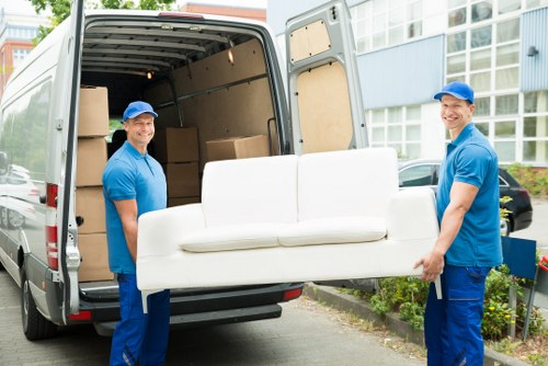 Removal van ready for a house move in Southborough