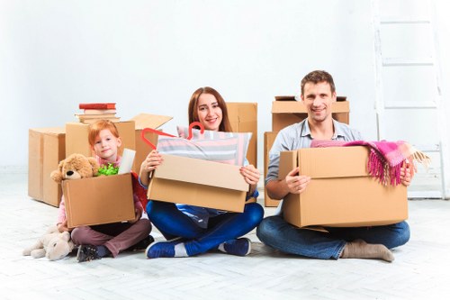 Careful furniture wrapping and loading by a Southborough removal company