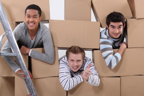Local office move logistics in Southborough streets