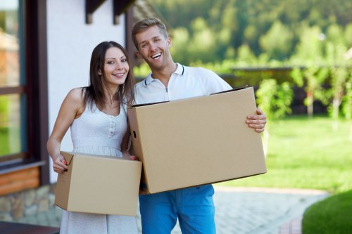 Removal team planning a house move in Southborough with local road access in mind