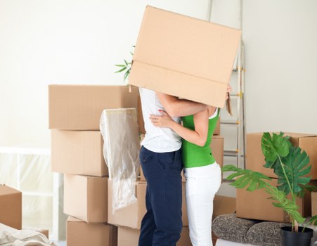 Removal van prepared for local furniture transport in Southborough