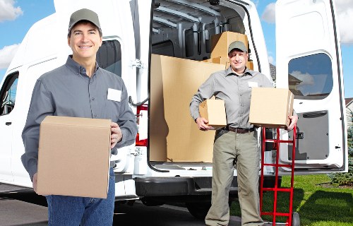 Local moving team handling a residential move in Southborough