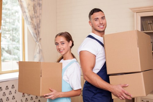 Packing and furniture protection for a residential removals job in Southborough